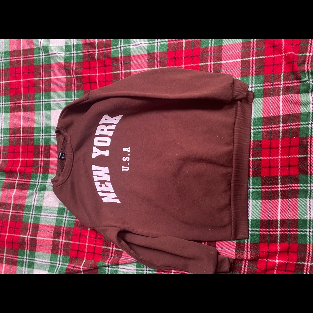Brown sweater